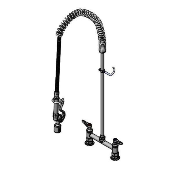 T&S  B-0123-CR-J  EasyInstall PRU, 8'' Deck mt Fct, Cerama Cart