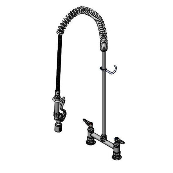 T&S  B-0123-J  EasyInstall PRU, 8'' Deck mt Fct, Eterna Cart