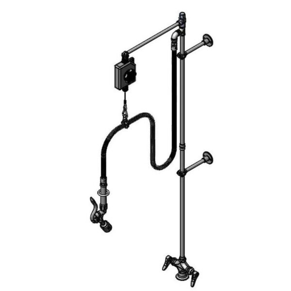 T&S  B-0126-CR  PRU: 1-Hole Base, 4'' Spreader, Balancer