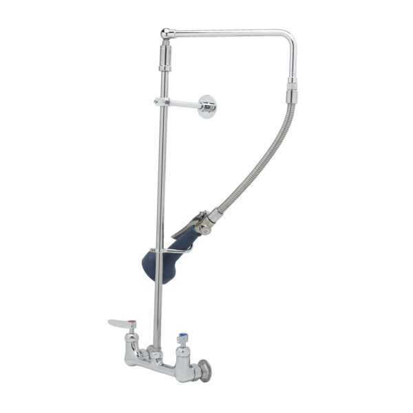 T&S  B-0131-CR-B08C  PRU, 8''C/C Wall Mnt, Overhead Swivel Arm