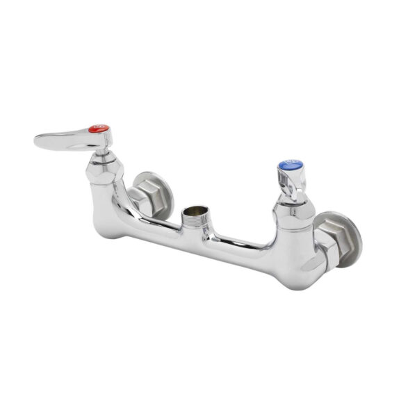T&S  B-0131-LN-CR-SC  8'' Wall mt mix Fct W/ Cv Cerama cart, 1/2'' NPT