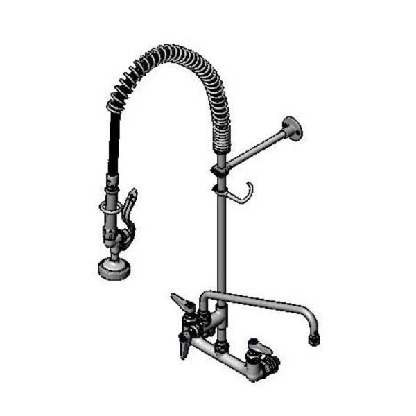 T&S  B-0133-01-36H  PRU: 8'' Wall mt, 36'' Hose, 00CC in, 14'' Swing, B-0107