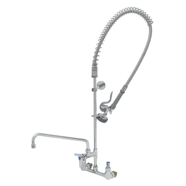 T&S  B-0133-01-44H  PRU:8''C/C Wall Mnt, 44''Hose, 14''Swing ,B-0107 Spray