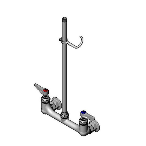 T&S  B-0133-09  8'' C/C Wall mt Fct W/ 18'' Riser