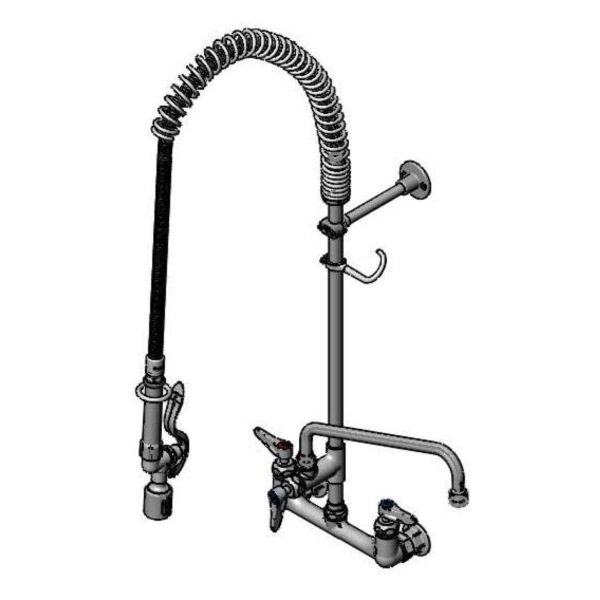 T&S  B-0133-12A-CRBJ  PRU: 8'' Wall mt, Ceramas, ADF 12'' Nozzle