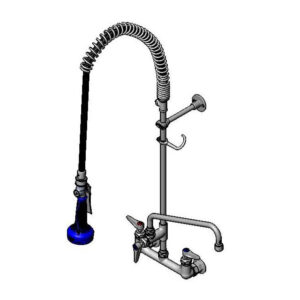 T&S  B-0133-12ACB8ST  PRU: 8'' Wall mt, Ceramas, ADF 12'' Nozzle