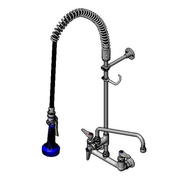 T&S  B-0133-12ACRB8S  PRU: 8'' Wall mt, Ceramas, ADF 12'' Nozzle