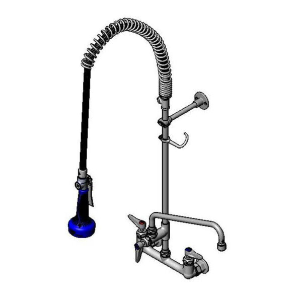 T&S  B-0133-12ACRB8T  PRU: 8'' Wall mt, Ceramas, ADF 12'' Nozzle