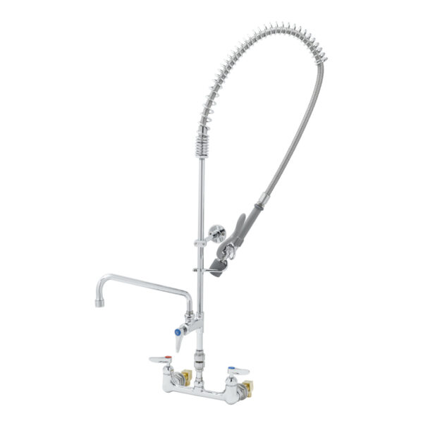 T&S  B-0133-12CRVBCE  PRU, 8''C/C Wall mt,  Fct, B-0230-K, B-0107-C