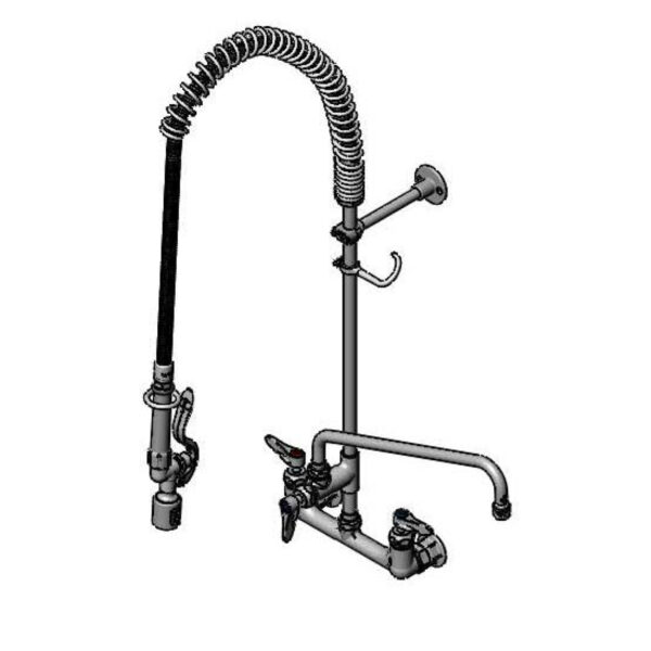 T&S  B-0133-14-CRBJ  EasyInstall PRU, 8'' Wall mt, Ceramas, B-0107-J, 14''  Fct