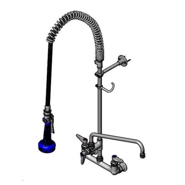 T&S  B-0133-14CRB8ST  EasyInstall PRU Unit: 8'' Wall mt, Ceramas, B-0108, B-0230-K