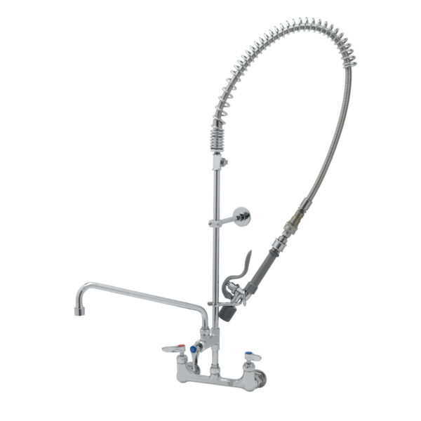 T&S  B-0133-14CRQJST  EasyInstall PRU, 8'' Wall mt Base, Ceramas, 14'' ADF