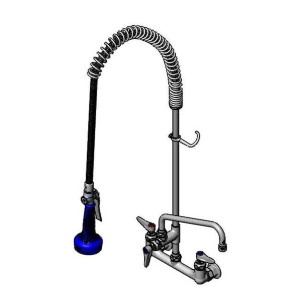 T&S  B-0133-A10-08C  Easyinstall PRU, Spring , 8'' Wall mt Base