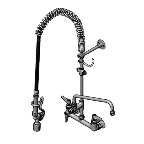 T&S  B-0133-A12-BC4  Easyinstall PRU, Spring , Wall mt, 8'' C/C, 12'' ADF