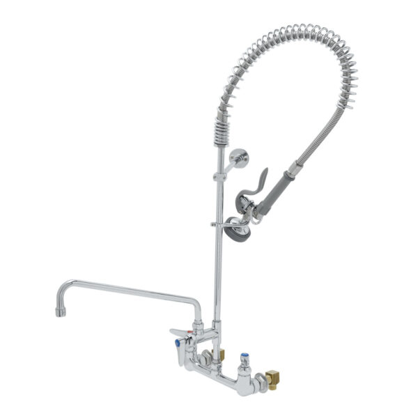 T&S  B-0133-ADF14-BR  8'' Wallmt PRU, 14'' Swing Nozzle, 36'' Hose,