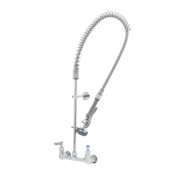 T&S  B-0133-B-SWV  Easyinstall PRU, Spring , 8'' Wall mt, Wall Brkt, Swivel