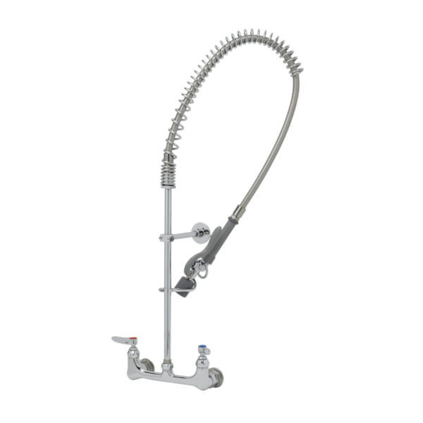 T&S  B-0133-BC  Easyinstall PRU, Spring , 8'' Wall mt, Low-Flow, Wall Brket