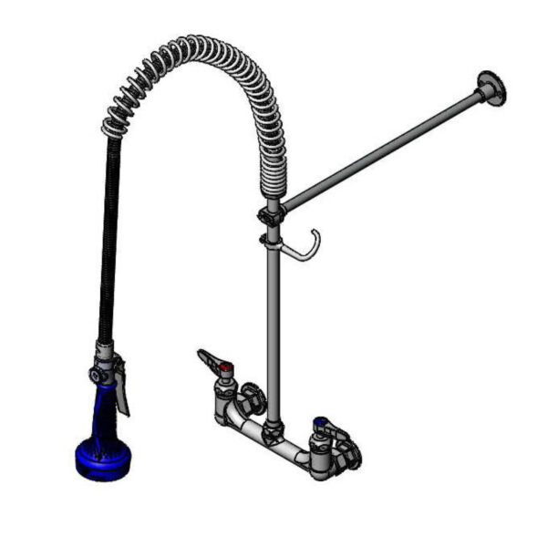 T&S  B-0133-CR-B08CX  PRU Unit: 8'' C/C Wall mt, 1/2''NPT (F), B-0108-C, B-0109-04