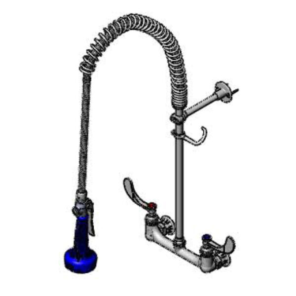T&S  B-0133-CR-B08W4  Easy-Install PRU: 8'' Wall mt, Ceramas