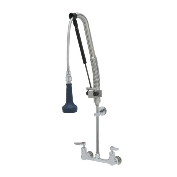 T&S  B-0133-CR-B8P  EasyInstall DuraPull PRU, 8'' adj wall mt Fct