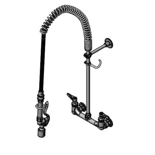 T&S  B-0133-CR-BC-SW  EasyInstall PRU Unit: 8'' Wall mt, Ceramas