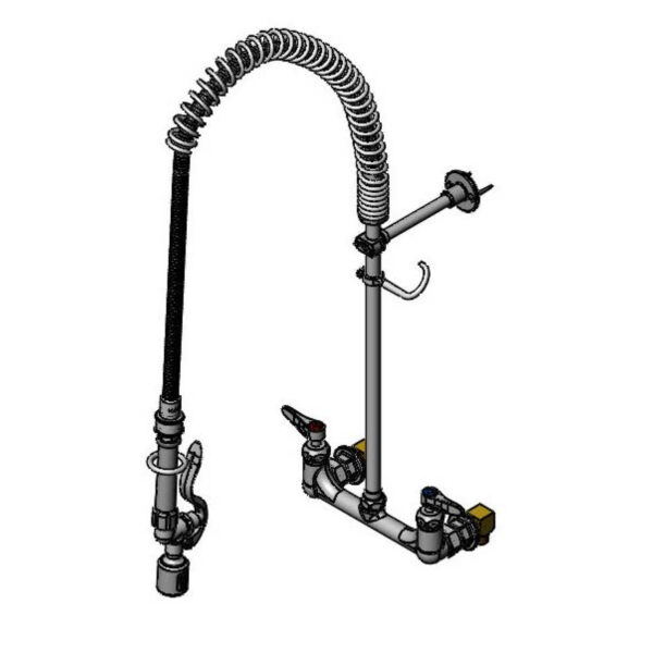 T&S  B-0133-CR-BJ-SK  PRU, EasyInstall, 8'' Wall mt