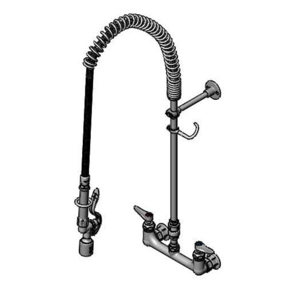 T&S  B-0133-CR-V-BCE  PRU, 8''C/C Wall mt, vac. Brkr, B-0230-K, B-0107-C