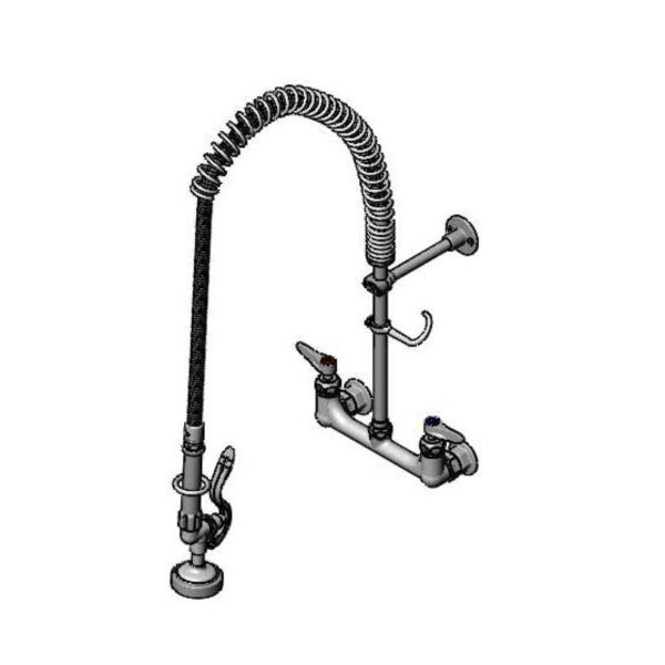 T&S  B-0133-CRB-145X  8'' Wall mt PRU Unit, 12'' Riser, B-0107 Spray Vlv