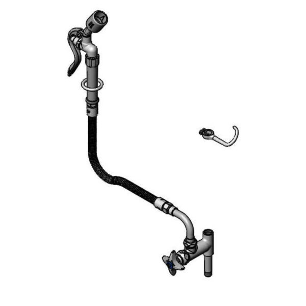 T&S  B-0165-C35-GGB  Washdown Hose Unit:  Fct, 034A, 68'' Flex Hose