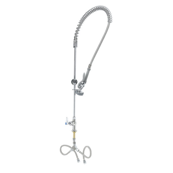 T&S  B-0173-B  PRU, 1-Hole Base, 4'' Spreader, 1- temp ctrl, Wall Brkt