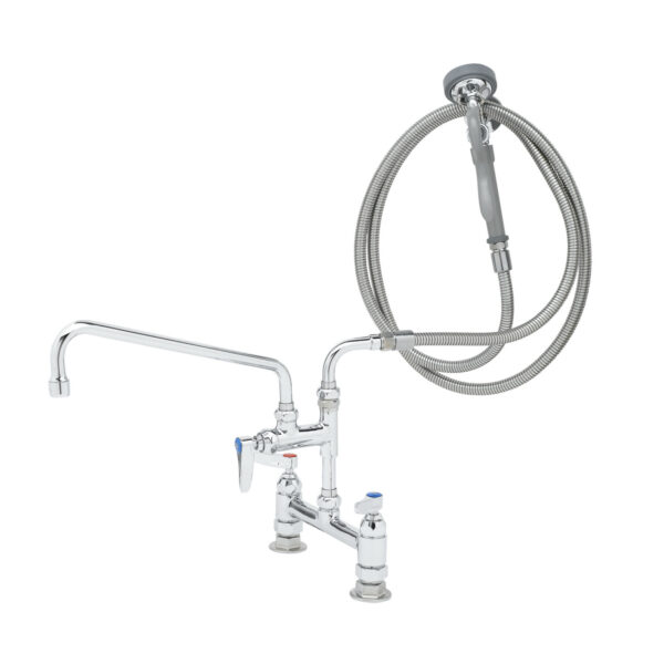 T&S  B-0175-04  PRU: 8'' Deck mt Base,Fct W/ 12'' Swing