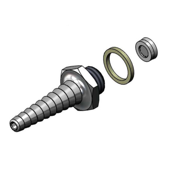 T&S  B-0198-FD05  SERRATED HOSE END w/ 0.5GPM DISC