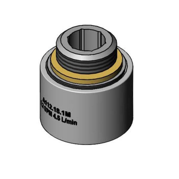 T&S  B-0199-07-F12  1.2 GPM VR Aerator, 3/8'' NPSM (M) , VR Key