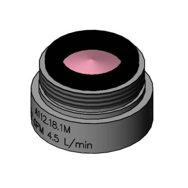 T&S  B-0199-08-F12  1.2 GPM VR Aerator, 13/16-27UN (M) , VR Key
