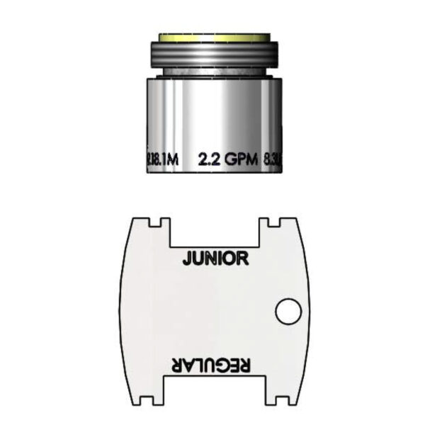 T&S  B-0199-09  Vandal res. Aerator W/ 15/16''-27 Unf (M)