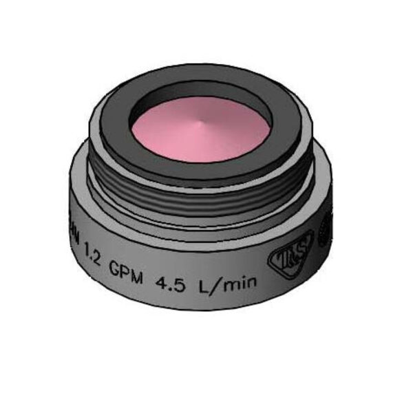 T&S  B-0199-09-F12  1.2 GPM VR Aerator, 15/16-27UN (M) , VR Key
