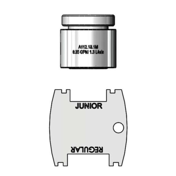 T&S  B-0199-10-N035  Vandal res. 0.35 GPM Non-Aerated Spray, 13/16-24 Un (F)