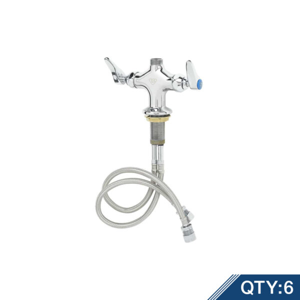 T&S  B-0200-LNM  (6) Dbl Pantry Base Fcts (Swivel out)