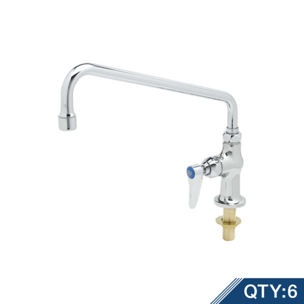 T&S  B-0206-M  1- Pantry Fct, 1-Hole Base, Deck mt, 12'' Swing