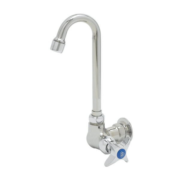 T&S  B-0210-132X-WS  1- Pantry Fct, 1-Hole, Wall mt, 2-5/8'' Swivel