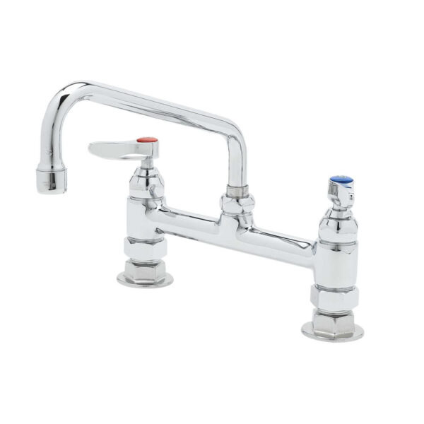 T&S  B-0220-061X  8'' Deck mt mix Fct, Eternas, 10'' Swing Nozzle 061X