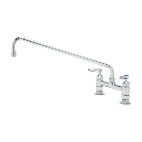 T&S  B-0220-CR  8''C/C Deck mt Base,12''Swing Nozzle,Ceramas,Spring Checks
