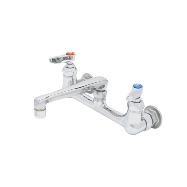 T&S  B-0230-01-QT-VR  mix Fct, 8'' Wall mt, 6'' Cast Spout, VR Aerator