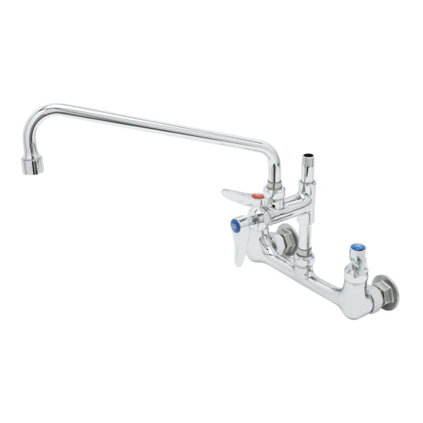 T&S  B-0231-A12CR-GE  8'' Wall mt Fct, Ceramas, -Fct & 2'' Riser