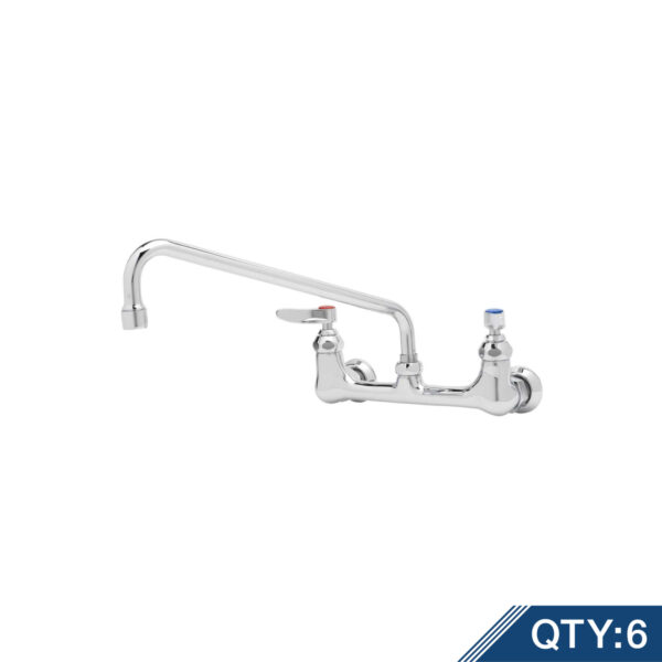 T&S  B-0231-EEM  Dbl Pantry Fct, Wall mt, 8'' Cntrs