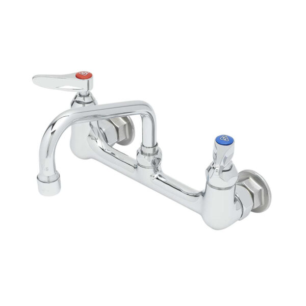 T&S  B-0232  Dbl Pantry Fct, Wall mt, 8'' Cntrs, 6'' Swing 059X