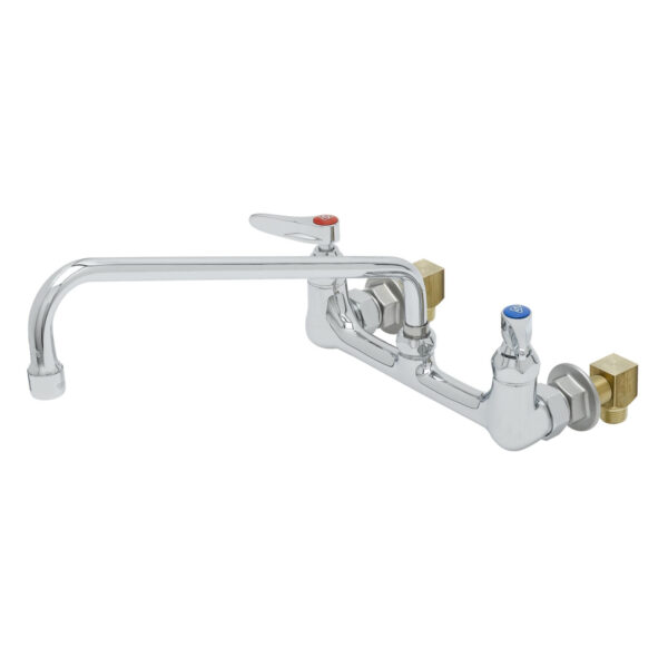 T&S  B-0233  8''C/C Wall mt,1/2''NPT Fe.in,12''Swing Nozzle
