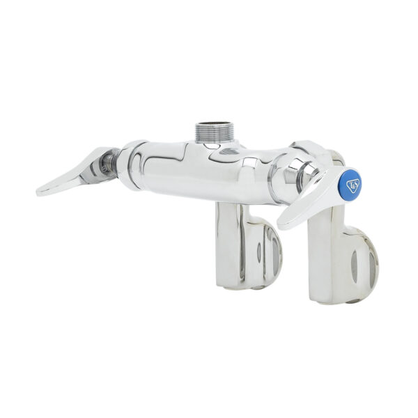 T&S  B-0235-LN  Dbl Pantry Swivel Base Fct, Wall mt, adj Cntrs