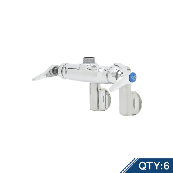 T&S  B-0235-LNM  Dbl Pantry Swivel Base Fct, Wall mt