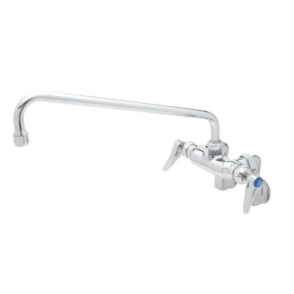 T&S  B-0236-CR-063X  Dbl Pantry Fct, Wall mt, Ceramas, adj Cntrs, 14'' Swing
